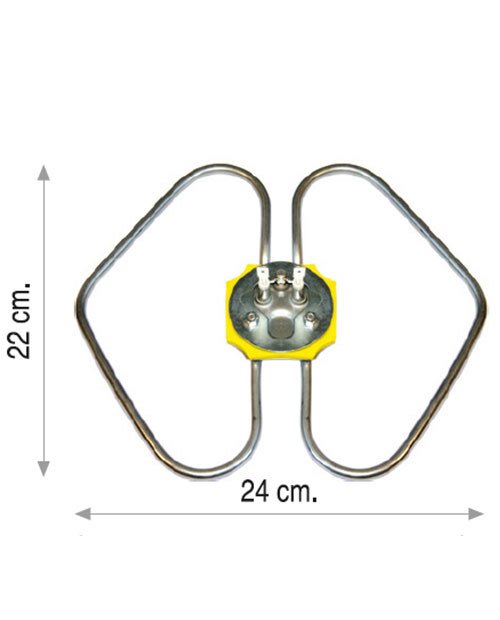 Kelebek Rezistans 2250W 220V 6.5Ø Cr-Ni