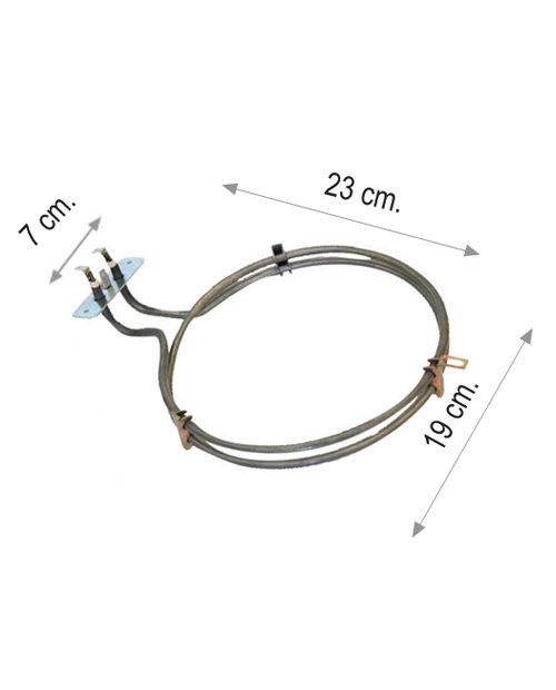 Turbo Fırın Rezistansı 2200W 220V 6.5Ø Cr-Ni