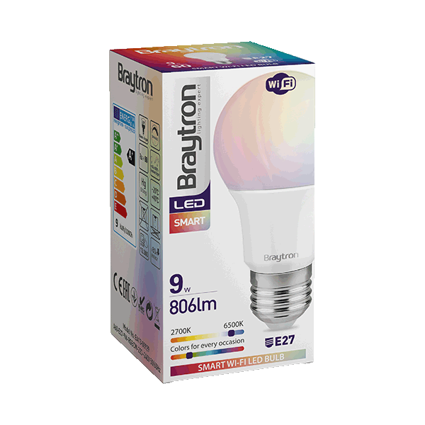 Braytron BA13 9W Akıllı Ampul