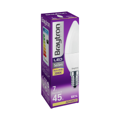 Braytron BA09 7W E14 Mum Ampul 3000K