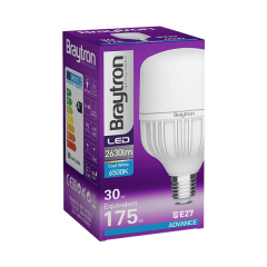 Braytron BA13 30W E27 Torch Ampul 6500K