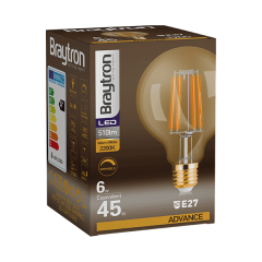 Braytron BB47 6W E27 Dimli Amber Ampul