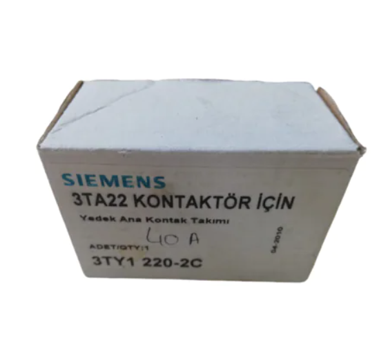 Siemens 3TA22 Kontaktör İçin Yedek Ana Kontak Takımı