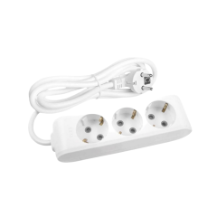 Viko Multi-let Topraklı Kablolu Çocuk Korumalı 3'lü Priz 3 Metre