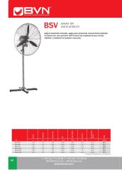 Bahçıvan BSV-D Sanayi Tipi Duvar Vantilatörü