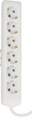Viko Multi-let 6'lı Topraklı Çocuk Korumalı Kablolu Priz 3 Metre