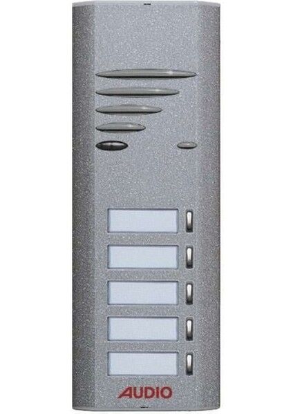 Audio 004813 5'li Konsept Serisi Tek Butonlu Zil Paneli