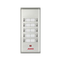 Audio 004853 U 10'lu Basic Serisi Yan Sıra Çift Butonlu Zil Paneli