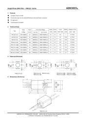 Aerodev DNF05-G-10A 10 Amper Monofaze EMI Filtre 250v AC