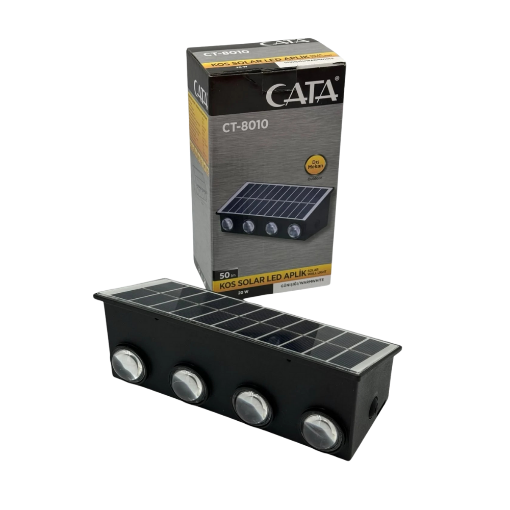 Cata CT-8010 Solar Led Aplik (Amber)
