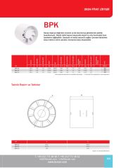 Bahçıvan BPK Aksiyel Kanal İçi Fan