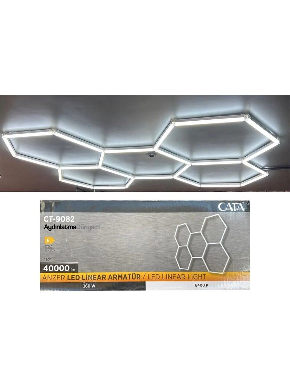 Cata CT-9082 Anzer LED Lineer Armatür Beyaz Işık