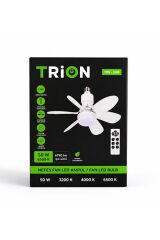 TRN-1300 Kumandalı LED Tavan Vantilatörü (E27 Duy Uyumlu)